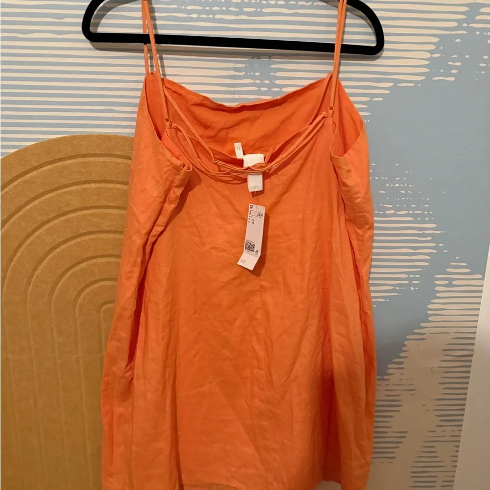 H&M Orange Mini Dress - Picture 2 of 2